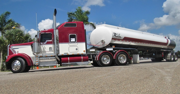 Kenworth tanker truck
