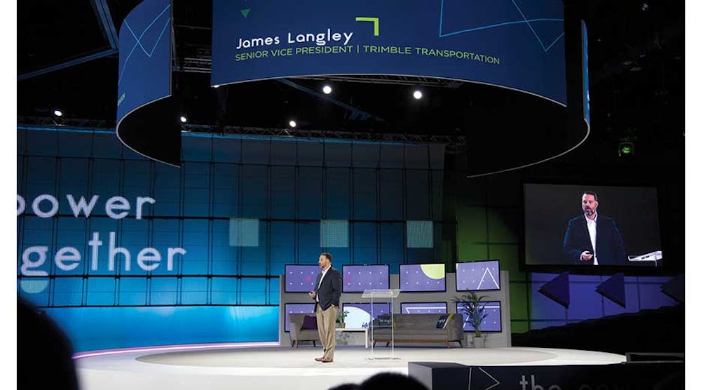 James Langley told those attending the opening in.sight session that Trimble remains committed to building on the company&rsquo;s existing transportation management system to meet industry needs.