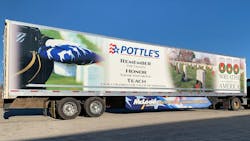 Pottle's wreath truck Pottle's wreath truck
