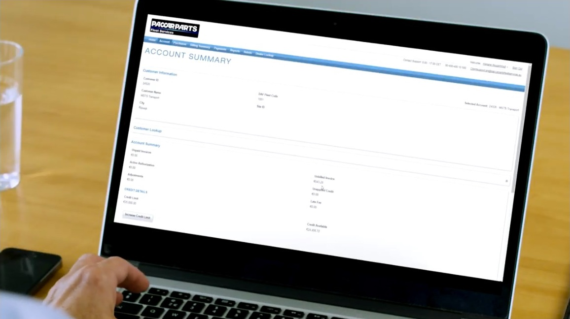 PACCAR Parts Fleet Services