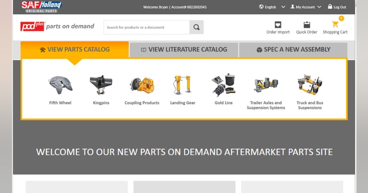 SAFHOLLAND revamps ecatalog Bulk Transporter