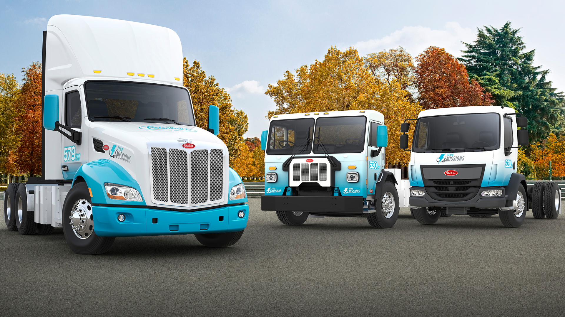Peterbilt EV lineup