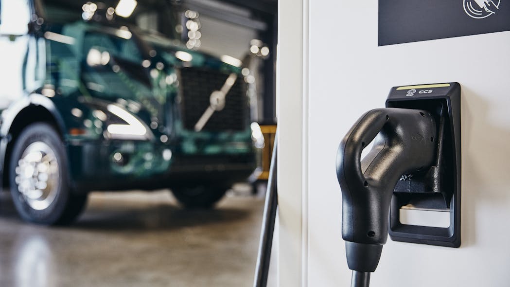 Volvo Vnr Electric And Charging Station