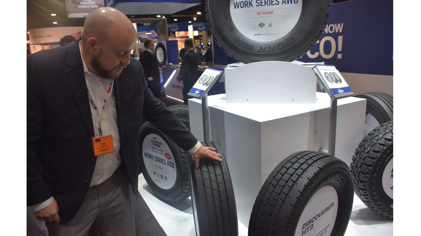 Cooper Tire&apos;s Rob Laurent explains the design advantages of the new Work Series line for medium-duty trucks.