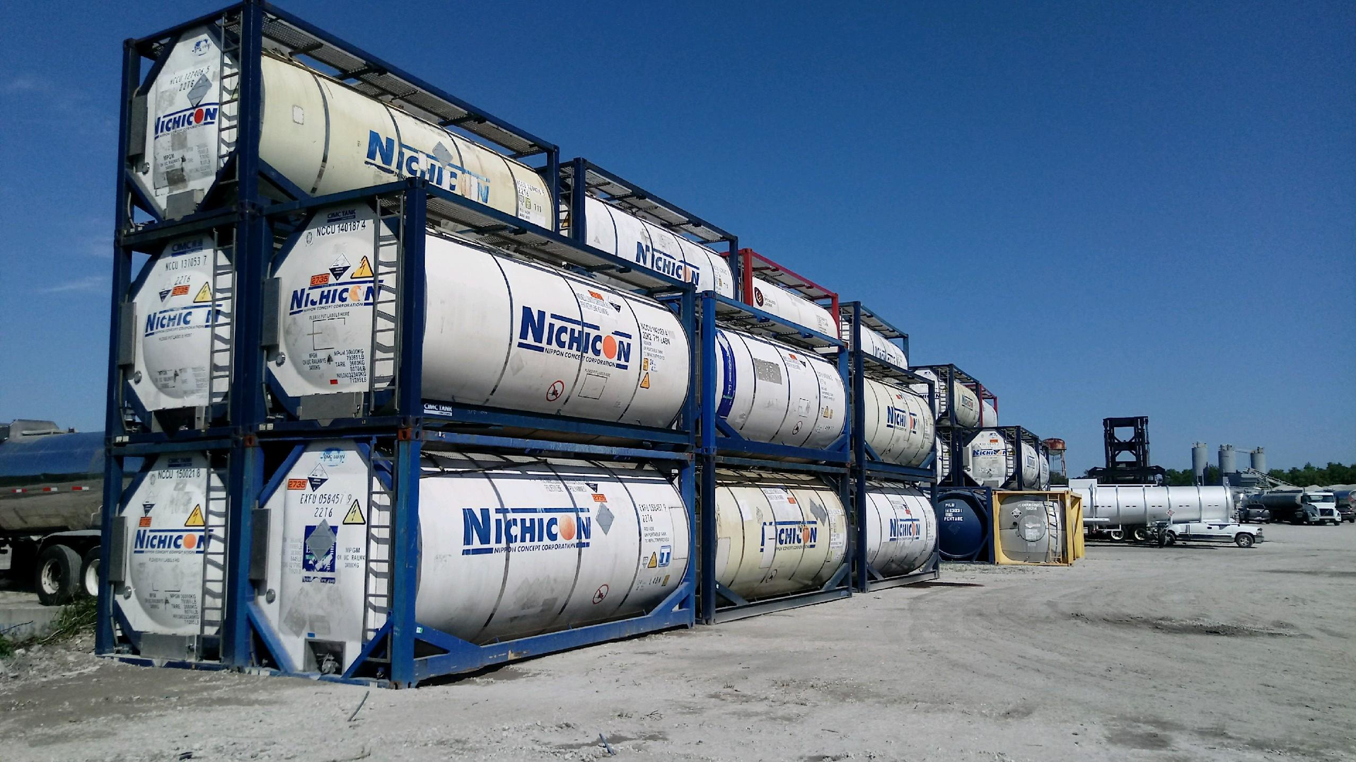 US Container storage yard