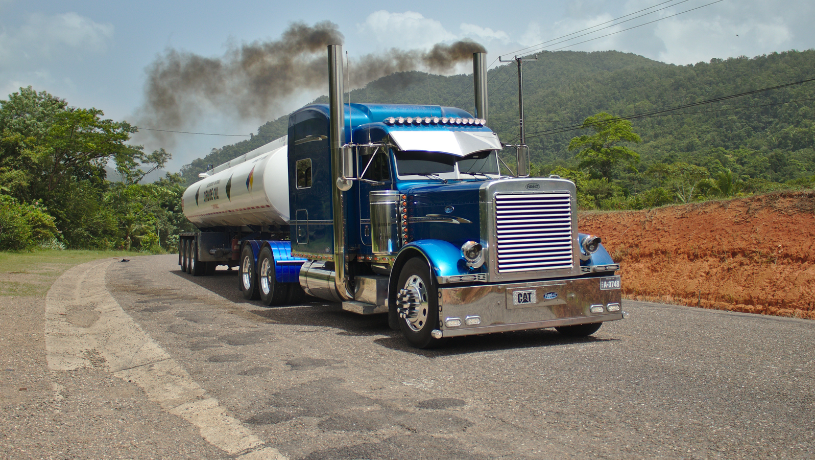 Tank truck trailer