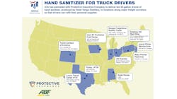 Truck Stops Sanitizer Map Upd