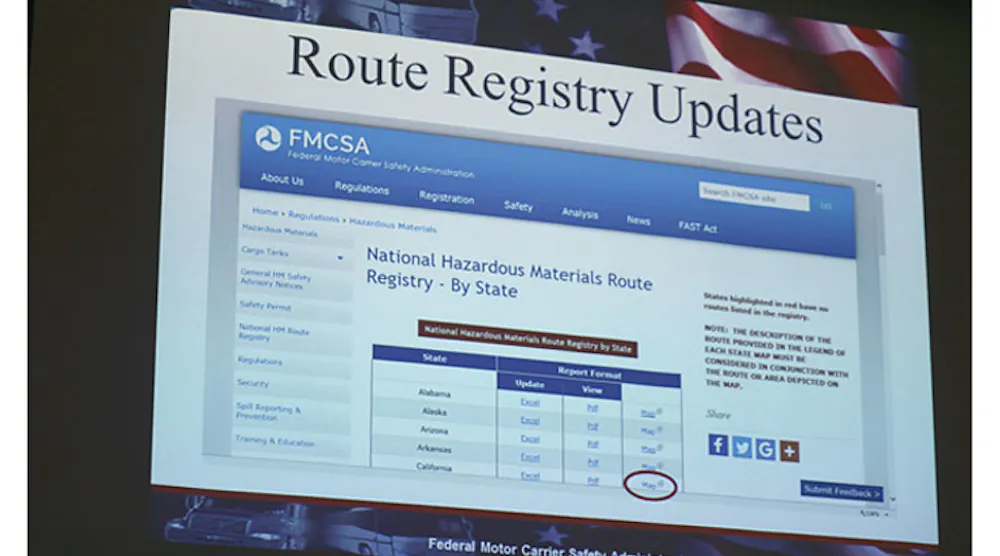 Hazmat Routing FMCSA updates its national hazmat route registry | Bulk Transporter