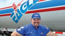 Eagle Transport Corporation driver Darryl Nowell won the 2015-2016 Professional Tank Truck Driver of the Year award. Eagle Transport Corporation driver Darryl Nowell won the 2015-2016 Professional Tank Truck Driver of the Year award.