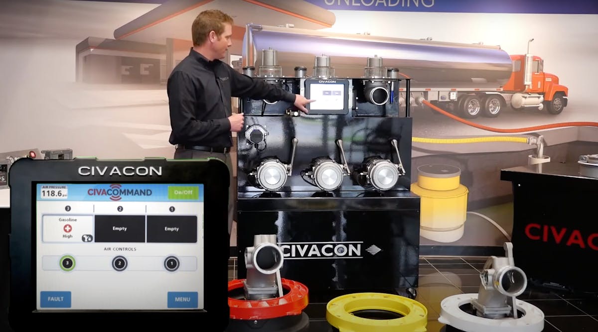 Civacon delivering online event Bulk Transporter