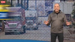 Dave Beasley, Goodyear’s VP of commercial tires for North America, talks about fleet business during the opening session of Goodyear’s Virtual Customer Conference on Dec. 7. Dave Beasley, Goodyear’s VP of commercial tires for North America, talks about fleet business during the opening session of Goodyear’s Virtual Customer Conference on Dec. 7.