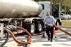 DB Trucking says its Kenworth T880s help improve comfort and safety for drivers like DB’s Eddy Alvarez. DB Trucking says its Kenworth T880s help improve comfort and safety for drivers like DB’s Eddy Alvarez.