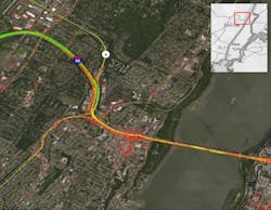 The No. 1 freight bottleneck for the third consecutive year is the intersection of I-95 at SR 4 in Fort Lee NJ.