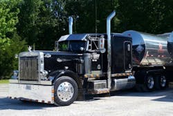 Tony Stinnett has put well over 2 million miles on his prized 1986 Peterbilt 359 long-hood sleeper. Tony Stinnett has put well over 2 million miles on his prized 1986 Peterbilt 359 long-hood sleeper.