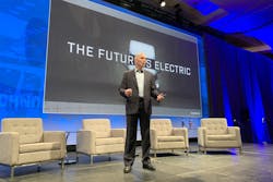 “I can see a glimpse of it over the horizon, but it will not be this generation of engineers who will be delivering it,” Nielsen said concerning the electrification of trucks. “I can see a glimpse of it over the horizon, but it will not be this generation of engineers who will be delivering it,” Nielsen said concerning the electrification of trucks.