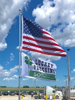 Luckey Trucking Flag Linked In Luckey Trucking Flag Linked In