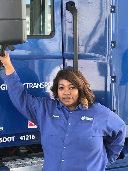 Tressa Smith is a Highway Transport driver who works out of the Geismar Service Center.