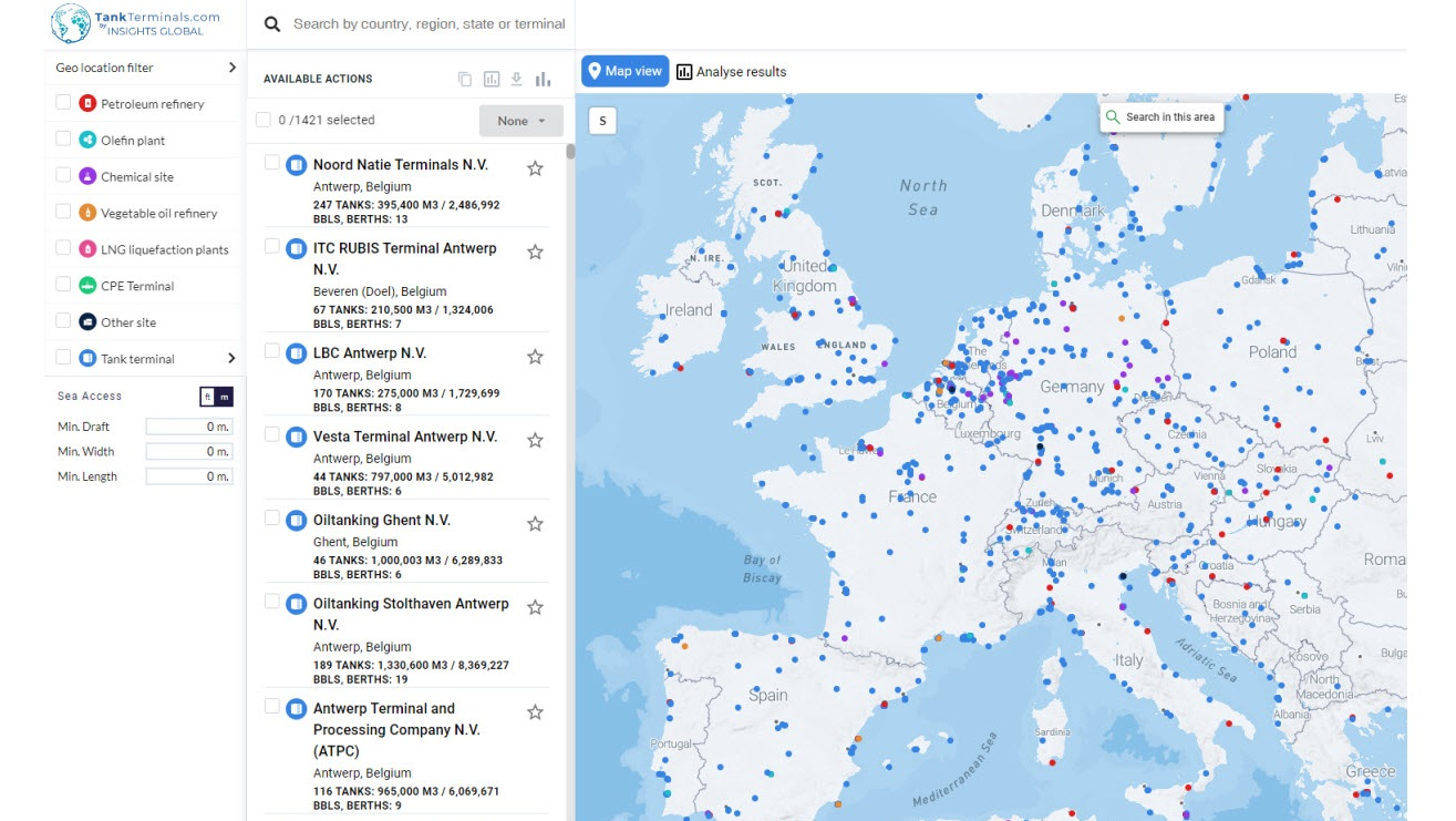 Matrix, Tankterminals.com Launch Digital Terminal Marketplace | Bulk ...