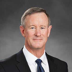 Former UT system chancellor and retired U.S Navy Adm. William H. McRaven