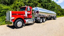 Wayne Transports' equipment consists of Peterbilt tractors and LBT petroleum trailers. Wayne Transports' equipment consists of Peterbilt tractors and LBT petroleum trailers.
