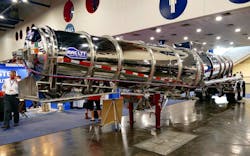 Tank Truck Week will feature more than 50 vendors showing the latest tank truck equipment, like this shiny new trailer from a previous show. Tank Truck Week will feature more than 50 vendors showing the latest tank truck equipment, like this shiny new trailer from a previous show.