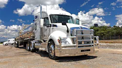 LSP Transport’s fleet of Kenworth tractors and Brenner DOT407 tank trailers deliver pipeline drag reducing agents to LiquidPower Specialty Products Inc customers throughout the United States.