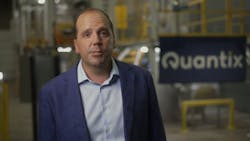 Quantix president and CEO Chris Ball revealed the company's new name Wednesday during a special live webcast event. Quantix president and CEO Chris Ball revealed the company's new name Wednesday during a special live webcast event.