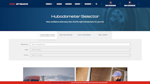 Stemco Hubodometer Webpage Screenshot