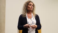 Kerri Wirachowsky, director of roadside inspections for the Commercial Vehicle Safety Alliance, recently visited with bulk carriers during NTTC's 2021 Tank Truck Week in Dallas, Texas. Kerri Wirachowsky, director of roadside inspections for the Commercial Vehicle Safety Alliance, recently visited with bulk carriers during NTTC's 2021 Tank Truck Week in Dallas, Texas.