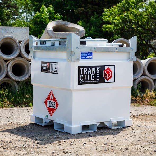 TransCube Global features 110% fluid containment and is DOT-approved to provide safe fuel transport.