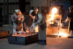 Girard's foundry now is housed in the same building as its machine shop. Girard's foundry now is housed in the same building as its machine shop.