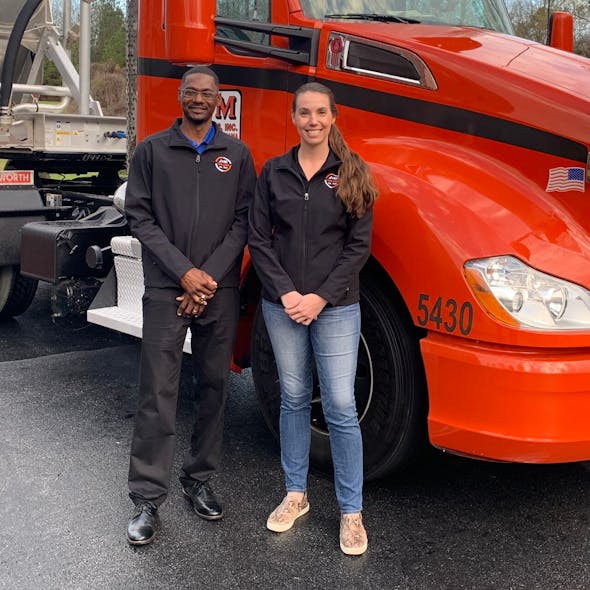 J&amp;M Tank Lines driver Darrien Henderson, one of American Trucking Association&apos;s 2022-23 America&rsquo;s Road Team Captains, participated in the Safe Driving Summit in Carrollton, Ga.