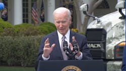 President Joe Biden delivers remarks on his administration’s Trucking Action Plan during an April 4 event at the White House. President Joe Biden delivers remarks on his administration’s Trucking Action Plan during an April 4 event at the White House.