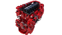 The near-zero emission X15N natural gas engine will offer ratings up to 500 horsepower and 1,850 lb.-ft. of torque when hauling 80,000-lb. loads or more. The near-zero emission X15N natural gas engine will offer ratings up to 500 horsepower and 1,850 lb.-ft. of torque when hauling 80,000-lb. loads or more.
