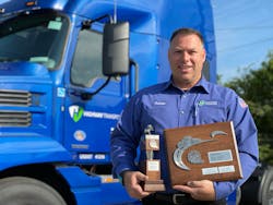 Highway Transport driver Thomas Frain was named 2021-22 Professional Tank Truck Driver of the Year during NTTC's 2022 Annual Conference in San Diego, Calif. Highway Transport driver Thomas Frain was named 2021-22 Professional Tank Truck Driver of the Year during NTTC's 2022 Annual Conference in San Diego, Calif.