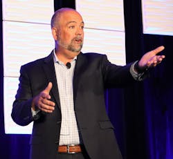 Bob Costello, ATA’s chief economist, delivers the tank truck economic update during the 2022 Annual Conference in San Diego, Calif. Bob Costello, ATA’s chief economist, delivers the tank truck economic update during the 2022 Annual Conference in San Diego, Calif.