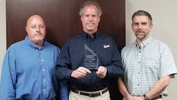 From left to right at Jonathan Greer, Eagle Transport vice president of operations; Herb Evans, vice chairman; and Lance Collette, president and COO. From left to right at Jonathan Greer, Eagle Transport vice president of operations; Herb Evans, vice chairman; and Lance Collette, president and COO.