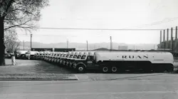 An early fleet of Ruan fuel tankers.