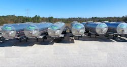 Space City Services, founded in 2000 with one truck, now operates more than 100 trucks and 200 trailers. Space City Services, founded in 2000 with one truck, now operates more than 100 trucks and 200 trailers.