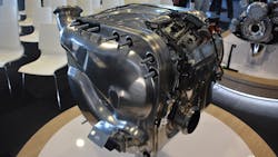 The new aftertreatment system eliminates the need for an EGR cooler, variable-geometry turbocharger, and active regens, according to Navistar. The new aftertreatment system eliminates the need for an EGR cooler, variable-geometry turbocharger, and active regens, according to Navistar.