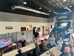 Performance Peterbilt hosted an electric vehicle training session with Quantix earlier this month.