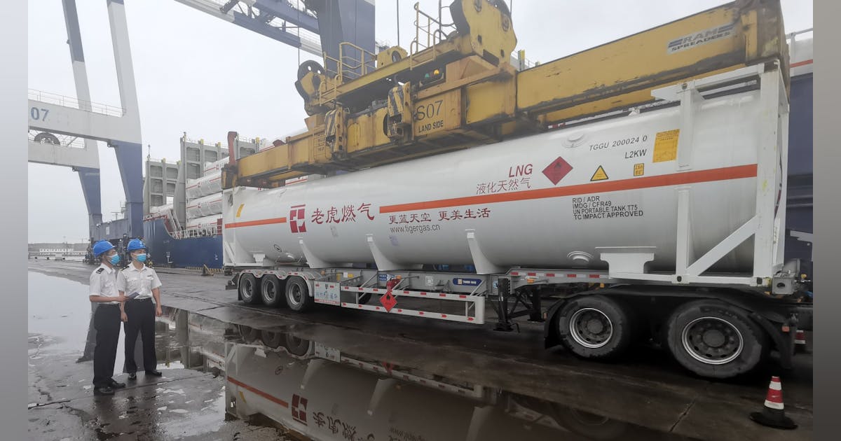 New vessel delivers 700 LNG tank containers to China’s Shandong ...