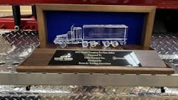 The Kentucky Trucking Association named Usher Transport the 2022 Grand Champion for Fleet Safety during its annual conference in French Lick, Indiana.