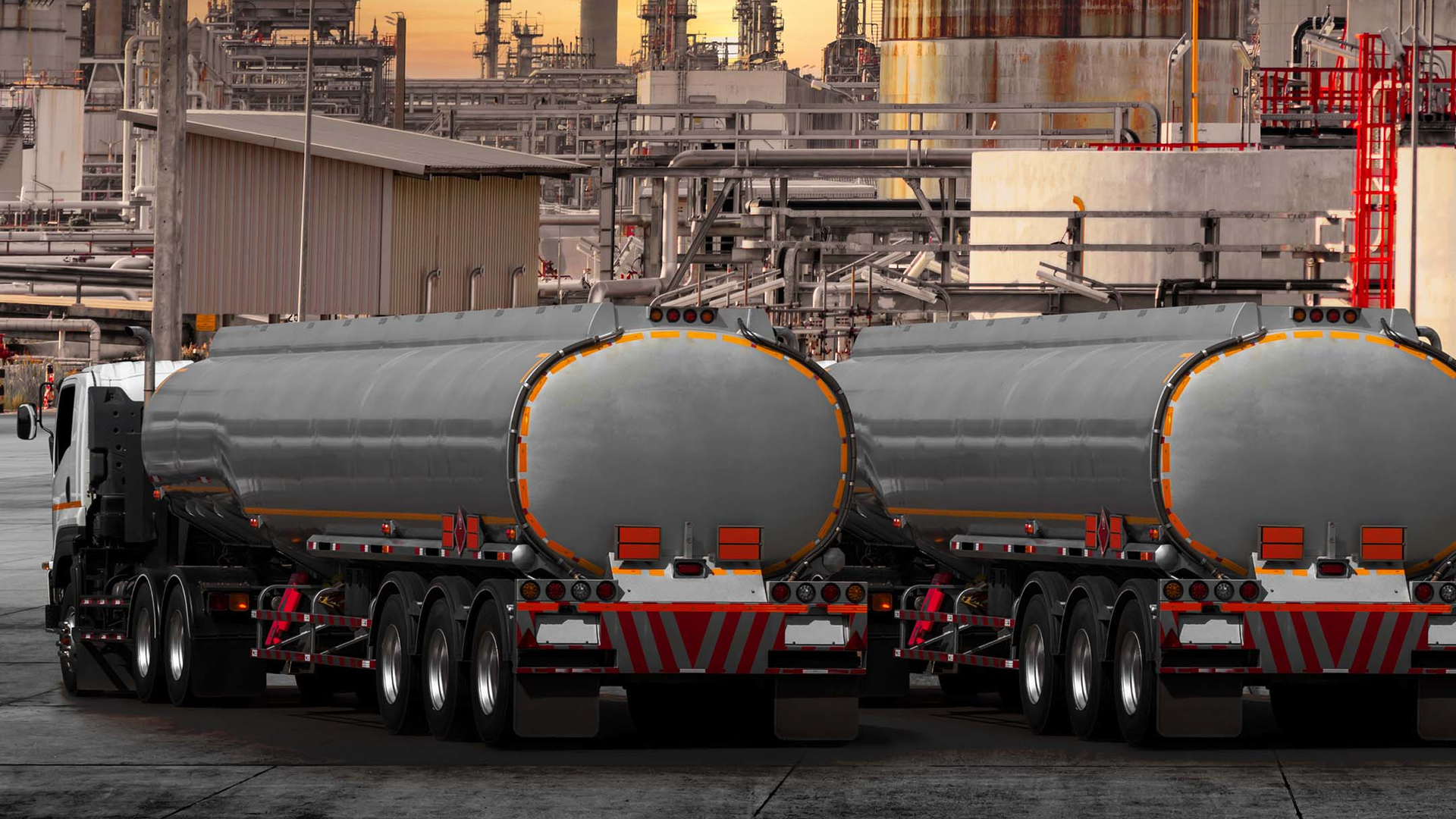 Velostics Trucks At Fuel Terminal