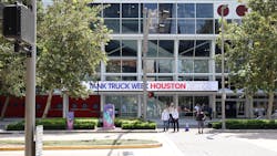 The George R. Brown Convention Center hosted 221,250 sq. ft. of tank trailer equipment. The George R. Brown Convention Center hosted 221,250 sq. ft. of tank trailer equipment.