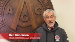 Ken Simonson, chief economist for the Associated General Contractors of America Ken Simonson, chief economist for the Associated General Contractors of America