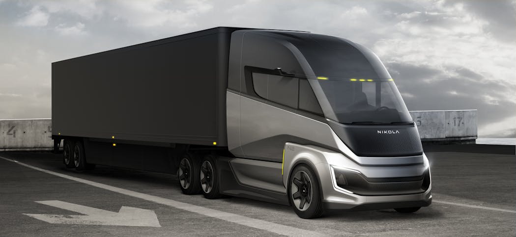 The Nikola Two Sleeper fuel cell electric vehicle (FCEV) is expected to reach 900 miles between hydrogen fuel-ups, and could be available by the end of 2024. The more compact Nikola Tre FCEV, already available as an electric truck, is slated for production in 2023.
