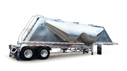 Newly updated 1000 cube dry bulk pneumatic tank trailer from MAC Trailer Newly updated 1000 cube dry bulk pneumatic tank trailer from MAC Trailer