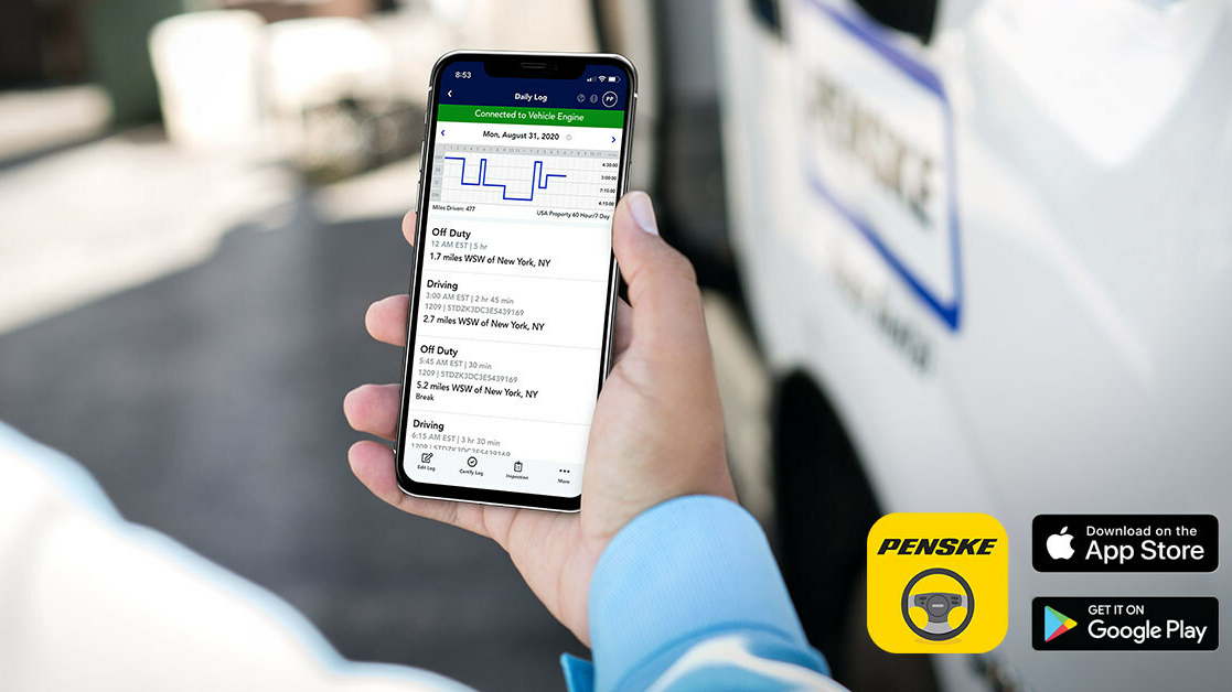 Penske Connected Fleet Driver App 63dbc903379d0