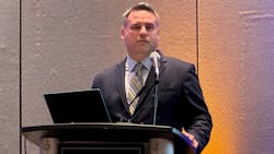 Beto Dantas, ConMet chief technology and innovation officer, at TMC 2023. Beto Dantas, ConMet chief technology and innovation officer, at TMC 2023.